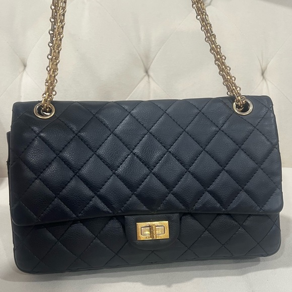 Chanel Double Flap Calfskin Reissue 2.55 Medium Bag - Picture 8 of 12